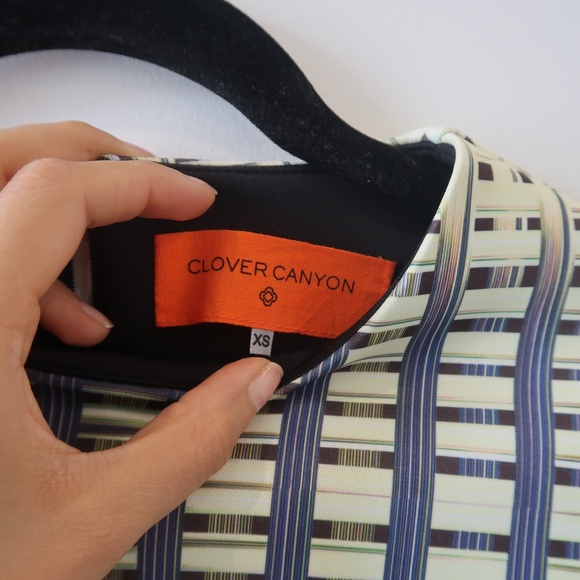 Clover Canyon Architectural Print Long Sleeve Top - Picture 2 of 5